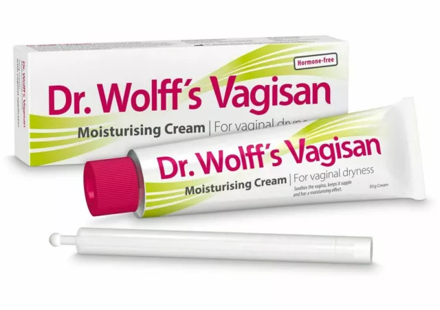 Crema hidratante vaginal libre de hormonas Dr. Wolff's Vagisan 25gr