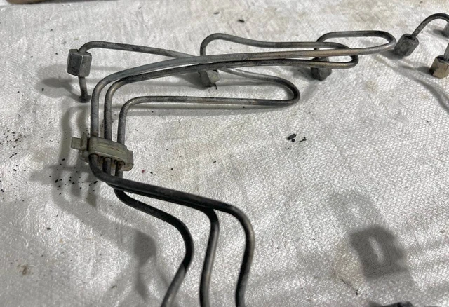 MERCEDES-BENZ W124 OM603 Diesel Engine Fuel Injector Pipe Line Set Of ...