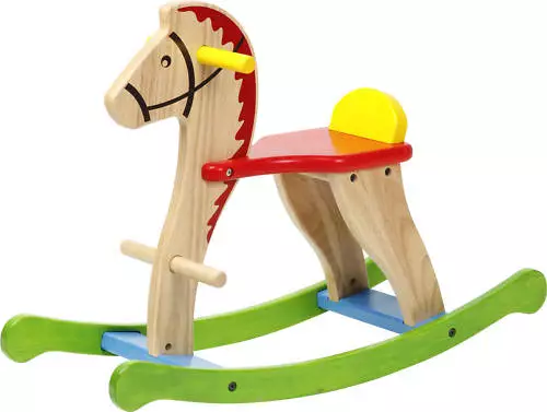 VOILA TOY sturdy wooden ROCKING HORSE childs gift **NEW