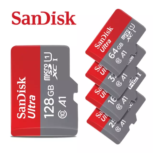 SanDisk Ultra Micro SD 32GB 64GB 128GB Class 10 SDHC SDXC Memory Card 100MB/s