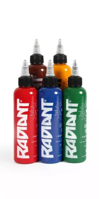 Radiant Tatuaje Tinta - Oficial Distribuidor - Todos Colores - 28.4ml, 14.2ml 3