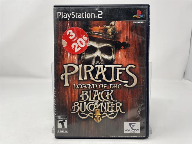 Pirates Legend Of The Black Buccaneer – PS2, Disque Seul, Testé, Fonctionne