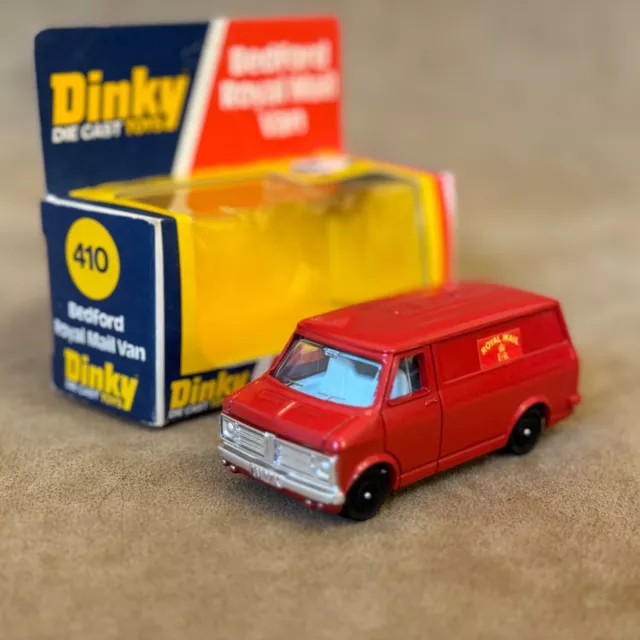 Dinky Toys 410 Bedford Royal Mail Van Red Nib - Vintage