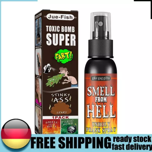 Halloween 30 ml Fart Gag Spray Prank Toy Parodie Geruch schrecklicher Geruch Spr