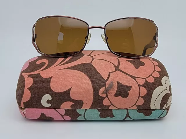 Vera Bradley Trina Lola Bronze Paisley Sunglasses FRAME ONLY w/ Case 58-17-130 Vera Bradley Trina Lola Bronze Paisley Sunglasses FRAME ONLY w/ Case 58-17-130