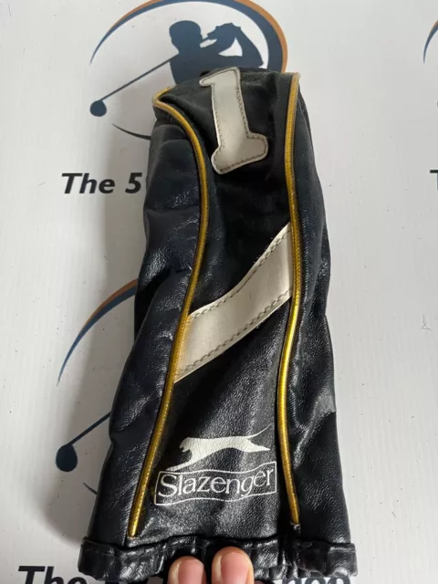 Slazenger Driver 1 Wood Golf Club Head Cover - Blue Leather - Super Shape