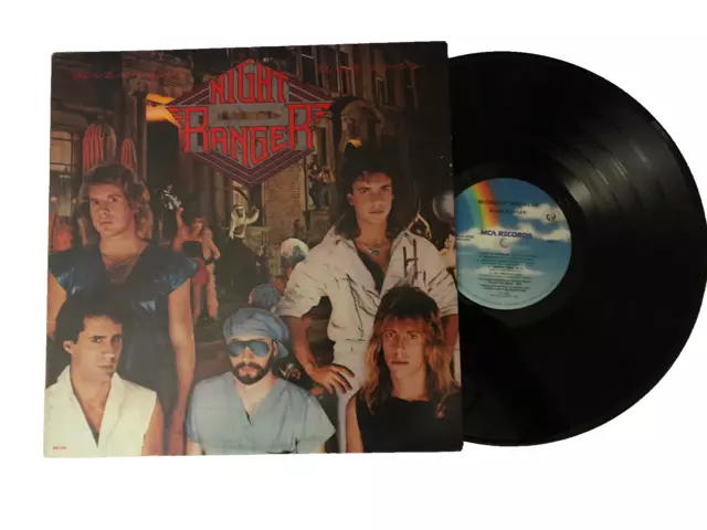 Disco de vinilo LP Night Ranger Midnight Madness original 1983 limpio ultrasónico