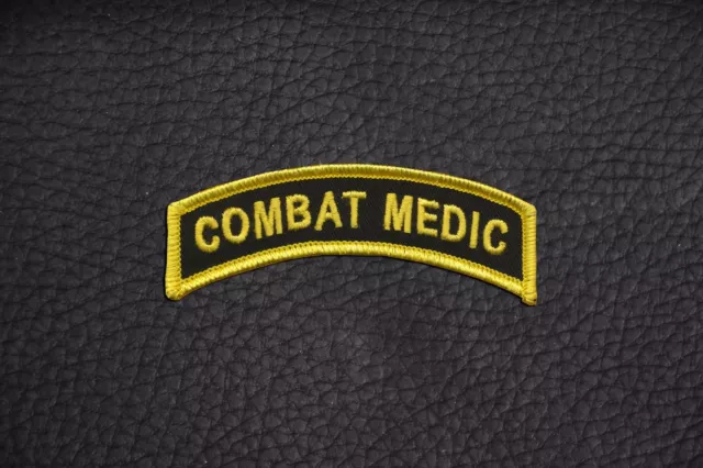 Combat Medic Embroidered Tab CVMA Style / SF Combat Medic / Navy Corpsman / Army 3