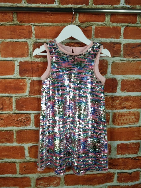 GIRLS BUNDLE AGE 4-5 YEARS BLUEZOO H&M etc PARTY DRESS SEQUIN UNICORN SET 110CM 2