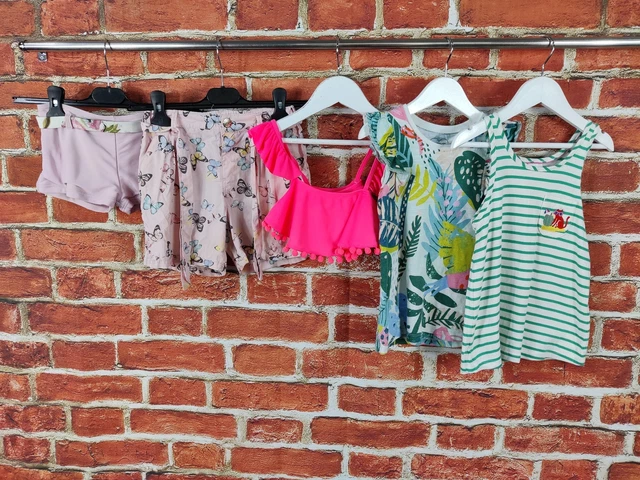 Girls Bundle Age 6-7 Years Boden H&M Next Shorts Bikini Tees Summer Set 122Cm