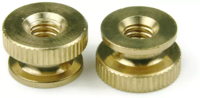 Brass Knurled Thumb Nuts - All Sizes & Quantities