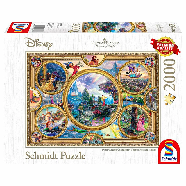 THOMAS KINKADE DISNEY Dreams Collection 2000pc Jigsaw Puzzle £21.49
