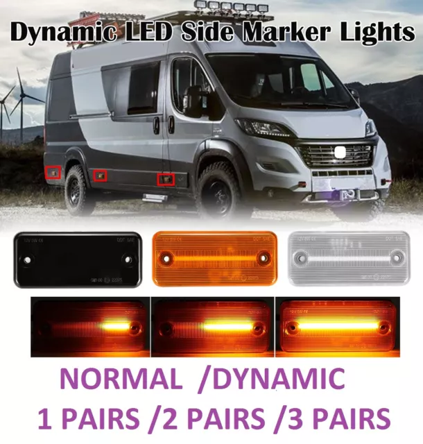 LED BLINKER SIDE Marker Light Indicator For Citroen Relay Peugeot