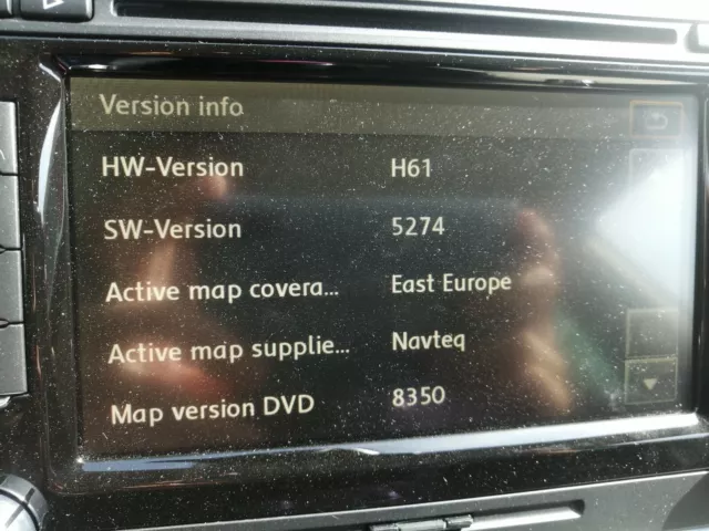Volkswagen - SEAT - SKODA DVD de navigation ( RNS 510 ou 810 Europe V17  2020)