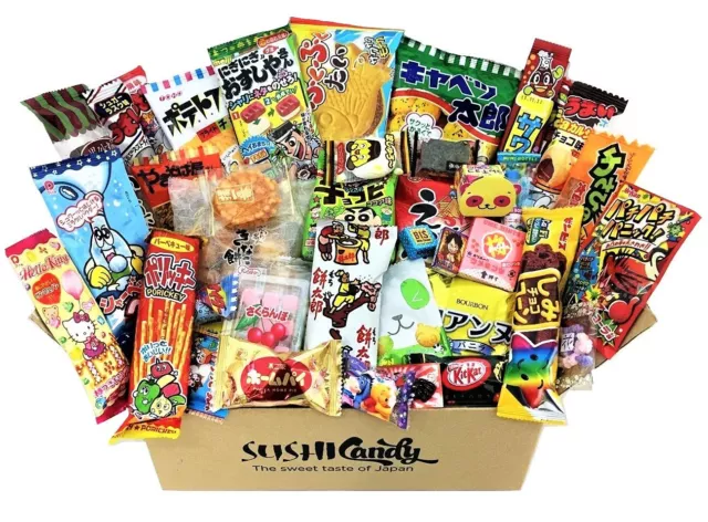 40 Japanese Candy & Snack Set POPIN COOKIN and Other Popular Sweets