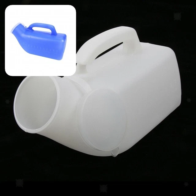 1000 ml embudo urinario portátil de gran ancho macho mayores necesidad urinaria