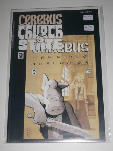 Cerebus Church & State #25 VF Aardvark Vanaheim January Jan 1992