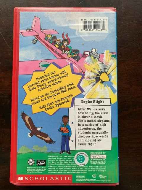 THE MAGIC SCHOOL Bus TAKING FLIGHT Scholastic VHS Kids Educational ...