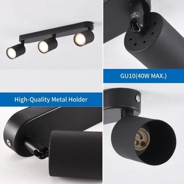 Aexit 2Pcs Lampada a soffitto a forma di rettangolo con base pendente accessori cromati tono ID: 238774