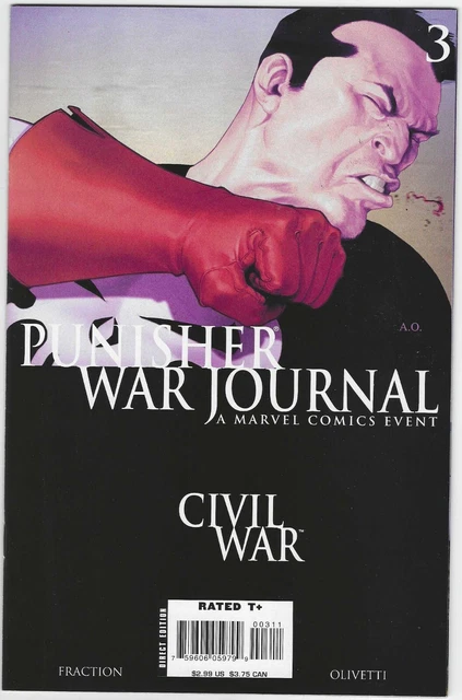 PUNISHER WAR JOURNAL 3 NM 1st PRINT 2007 2006 2nd SERIES LB2