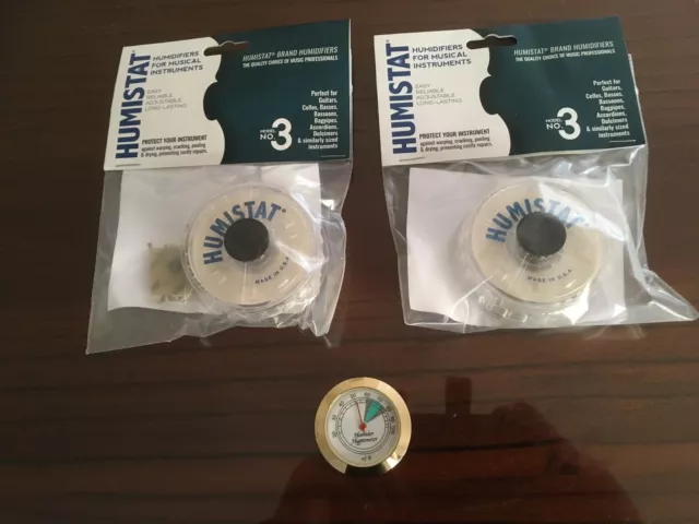 Bagpipe Humidifier and Hygrometer Set