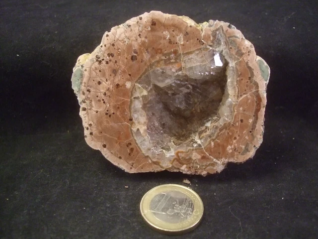 Quarz Bergkristall Geode Thüringen/Finsterbergen 159 Gr. Schneekopfkugel-Geoden