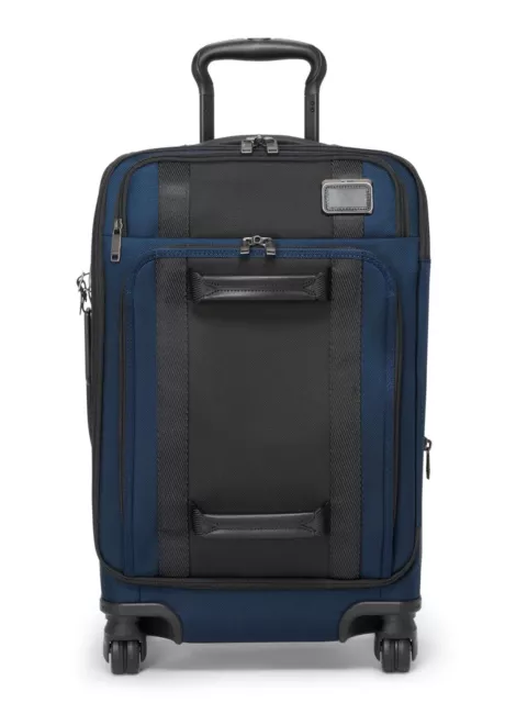NEW Tumi Merge CONTINENTAL Front Lid Expandable 4 Wheel Packing Suit Case - BLUE