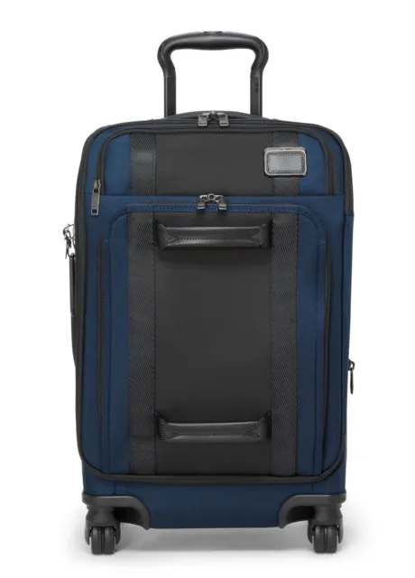 NEW Tumi Merge INTERNATIONAL Front Lid Expandable 4 Wheel Packing Suit Case BLUE