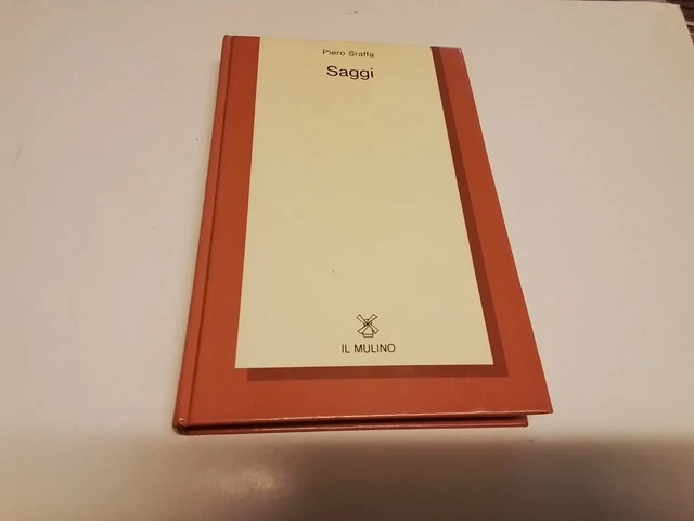SAGGI - PIERO SRAFFA - IL MULINO - 1986, 25o24