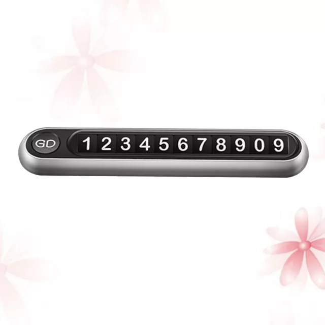 Auto-Telefonnummerntafel Handy-Nummernschild Auto-Nummernschild Für Temporäres