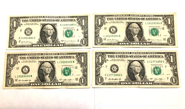 Package 4: Fancy Serial Numbers Date notes $1 Read for errors/traits etc...