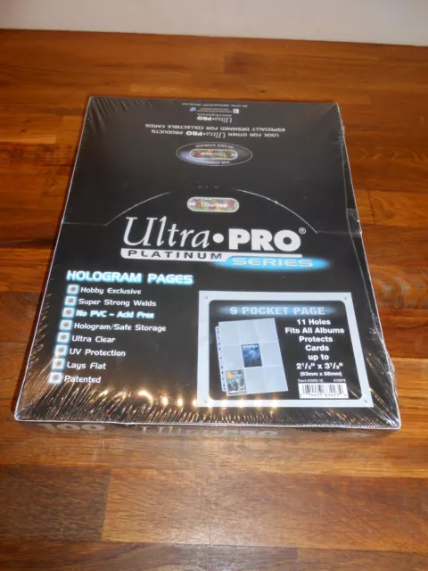 Ultra Pro 9 Pocket 100 Pages Platinum Series 83423