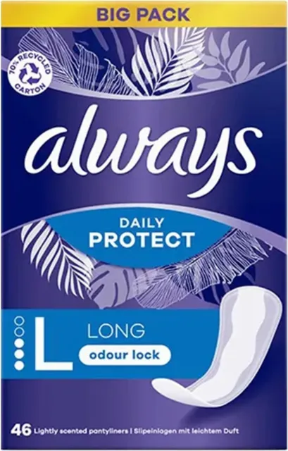 Always - Always Dailies Pantyliners Large - 46 Pieces