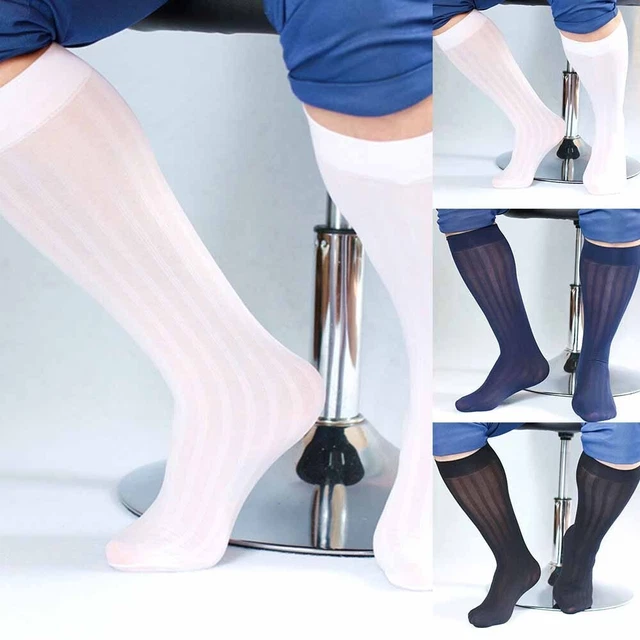 Longue Hauteur Genou Football Sport Chaussettes Extensible Adulte Unisexe Taille