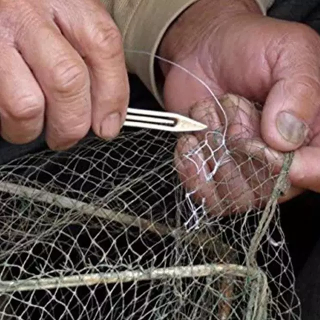 10X FISHING NETTING Needle Repair Net Line Plastic DIY M0J1
