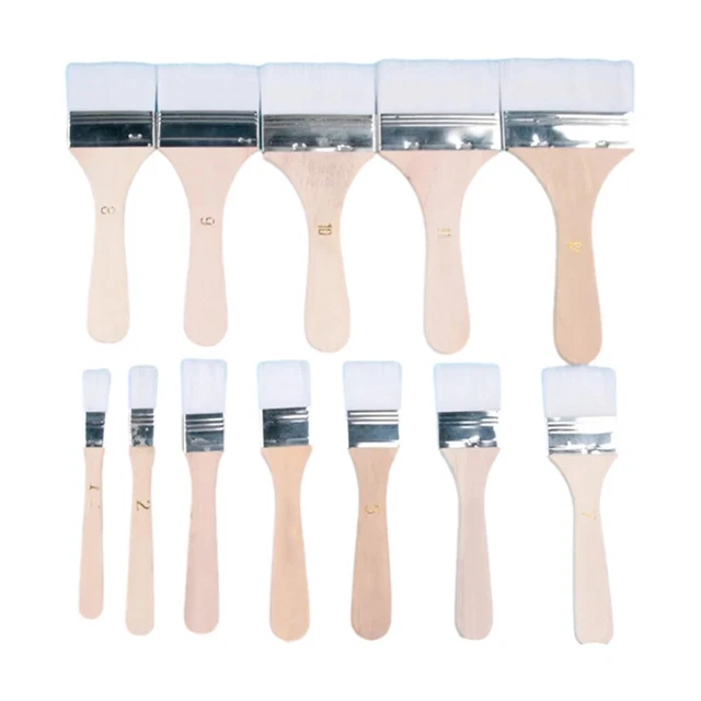 Feine Qualität 12tlg. Nylon Farbpinsel Set für Acrylöl Zeichnung Pigment