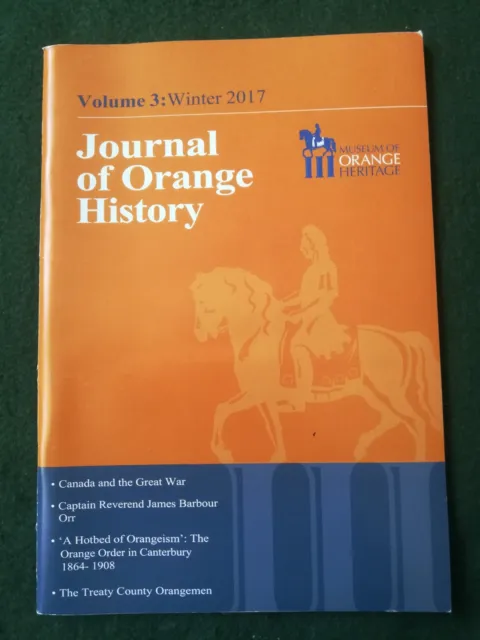 2017 Journal Of Orange History Booklet.