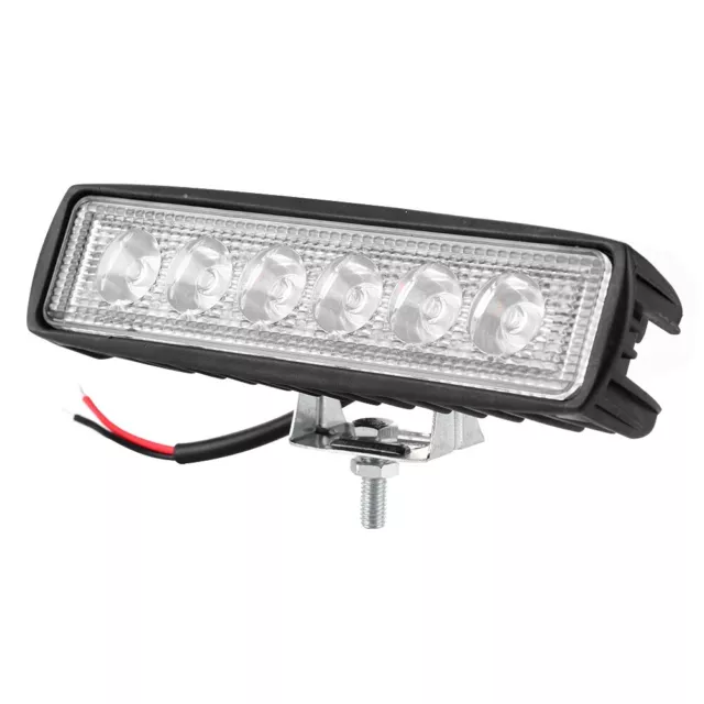 LED Light Bar White 18W 800LM Work Light 6LED Fog Lamp Bar For Motorcycle Off