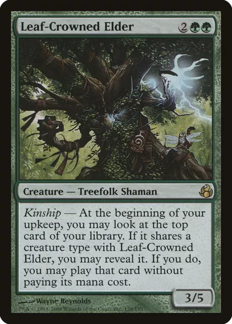 Leaf-Crowned Elder MOR     Mtg Magic English