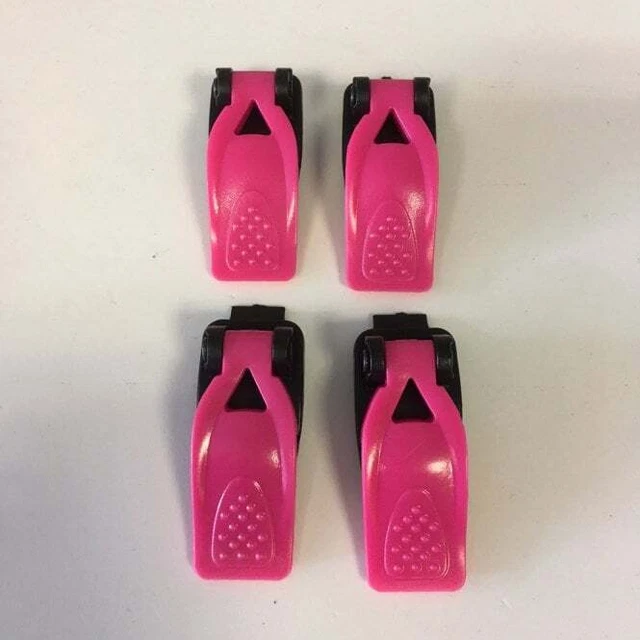 Fox KIDS/PeeWee Comp 5K Kit base fibbia - Nero/Rosa (confezione da 4)