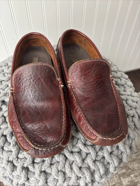 DULUTH TRADING CO. Bison Pebbled Leather Driving Moccasins  display picture 1