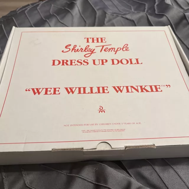 Doll Clothes - Shirley Temple Wee Willie Winkie  New