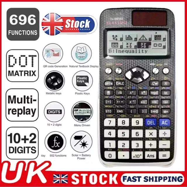 Casio fx-991DE X Classwiz inkl. WYNGS Schutztasche - Wissenschaftlicher Taschenrechner - Basic Set Casio fx-991DE X Classwiz inkl. WYNGS Schutztasche - Wissenschaftlicher Taschenrechner - Basic Set