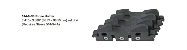 514-9-6C Stone holder (require 514-9-4B) fits Rottler HP7A HP6A H85A set 4 pcs