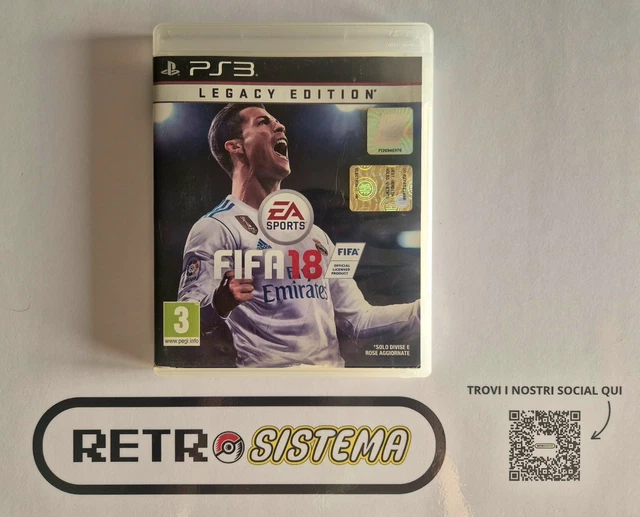 Sony Playstation Fifa 18 Legacy Edition Ps3 Sony PS3 Playstation