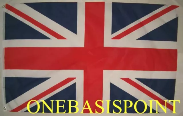 3'x5' British Flag Outdoor UK Union Jack Huge 3x5 United Kingdom Britain England