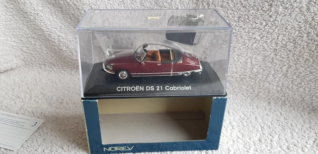 Miniature Citroën DS 21 Cabriolet Norev 158115 - Échelle 1/43 - Occasion (boîte Légèrement Usée)