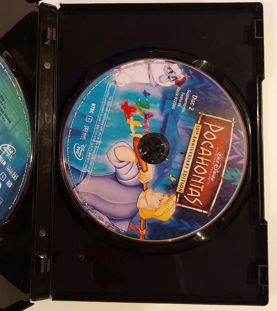 Pocahontas RARE DVD 2 Disc Walt Disney Indian Romance Musical Action John Smith 3