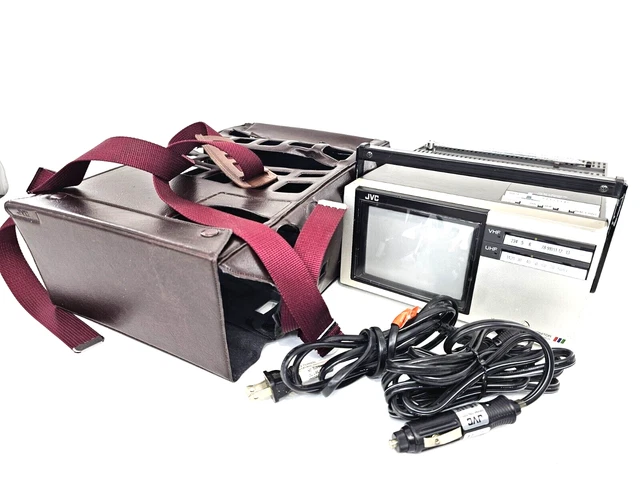 1980年／Victor・VHF-UHF COROR TV MONITOR。 VHF/UHF Color TV Monitor CX-610GB Television JVC - Victor