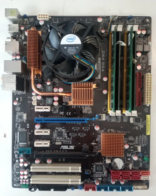 Carte mère Asus P5Q PRO + Processeur Intel Core E7500 + 6 Go ram